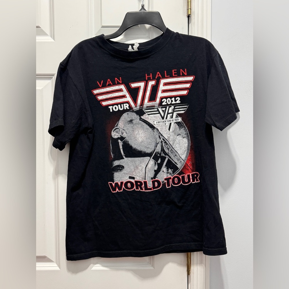 Anvil Black Van Halen Tour 2012  a different kind of truth Tee